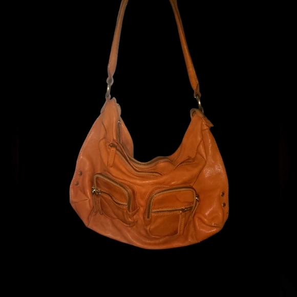 J. Crew Handbags - J CREW LEATHER SHOULDER BAG GUC